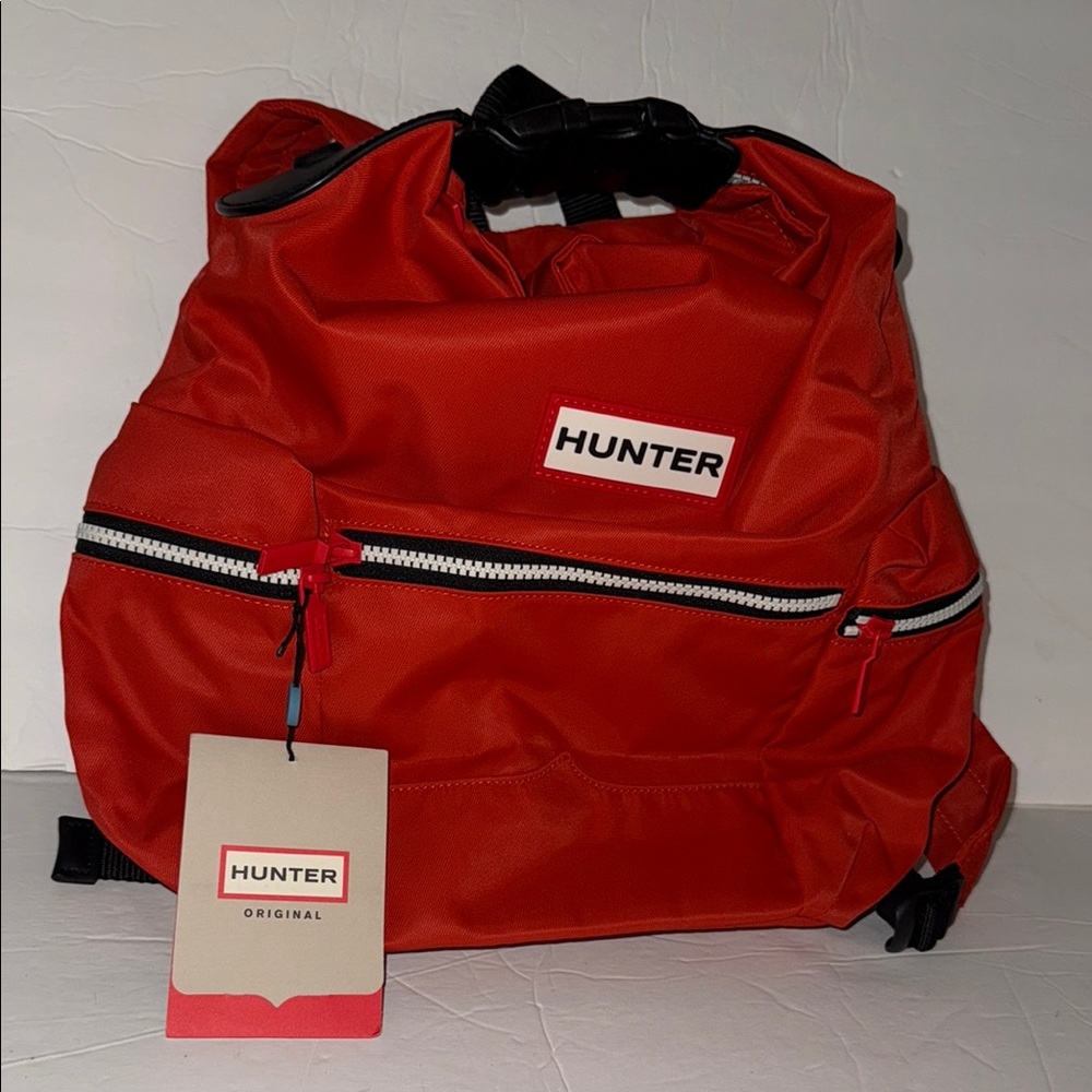 Hunter Original Men’s Topclip Backpack Nylon Durable and Stylish Orange